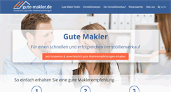 Desktop Screenshot of gute-makler.de