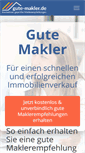 Mobile Screenshot of gute-makler.de