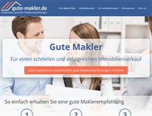 Tablet Screenshot of gute-makler.de